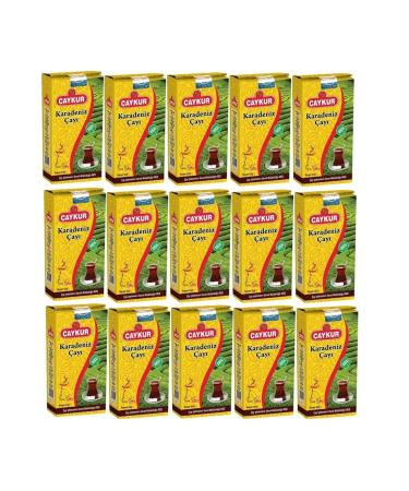 aykur Black Sea Tea 500 grams 15 packages (1 Box Total 7.5 Kg)