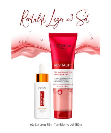 L'Oreal Paris Loreal Paris Revitalift Clinical Serum 30 ml and Cleansing Gel 150 ml