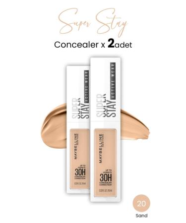 Maybelline New York Superstay Active Wear Concealer 20 Sand
