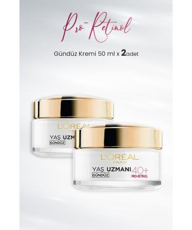 L'Oreal Paris Day Cream 40+ Pro-retinol 50 Ml X 2 Pieces
