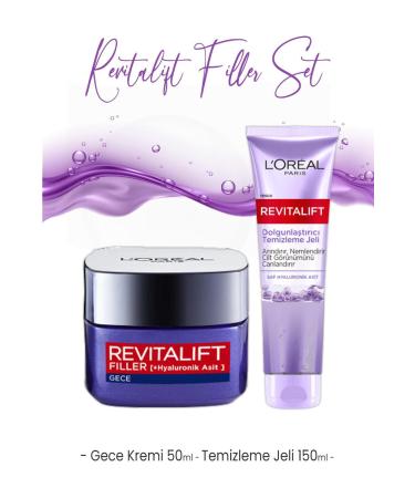 L'Oreal Paris Loreal Paris Revitalift Cleansing Gel 150 ml and Night Cream 50 ml