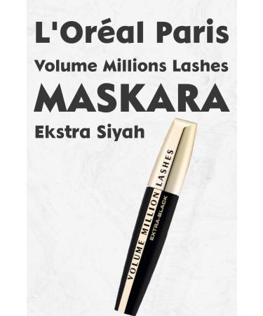 L'Oreal Paris Loreal Paris Volume Millions Lashes Mascara Extra Black