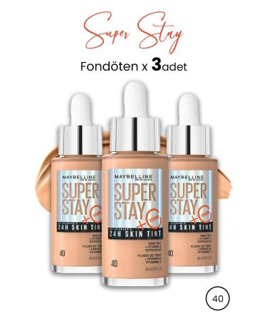 Maybelline New York Maybelline Super Stay 24h Skin Tint Foundation 40 30 ml