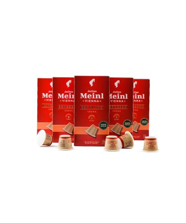Julius Meinl Espresso Crema 50 Coffee Capsules Nespresso Compatible