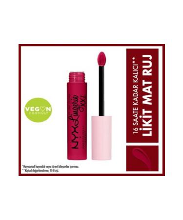 NYX Professional Makeup Lip Lingerie XXL Liquid Lipstick Stamina