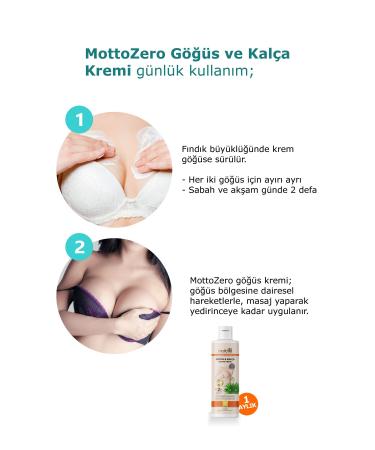 MOTTO ZERO (3 Pieces) Breast and Hip and Plumping Breast Care Cream 250 ml - Buy Online on GoSupps.com