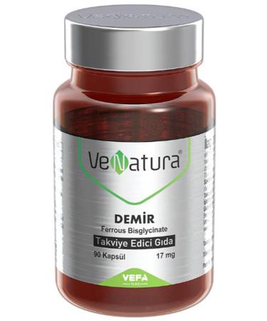 Venatura Iron Bisglycinate 17mg 90 Capsules