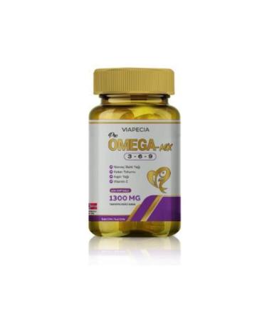 Viapecia Pro-Omega Mix 3-6-9 Norwegian Fish Oil 200 Soft Gel
