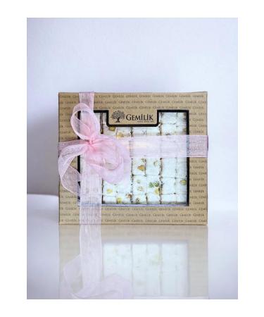 GEM L K Double Roasted Pistachio Sultan Turkish Delight Net: 400 Gr Turkish Delight