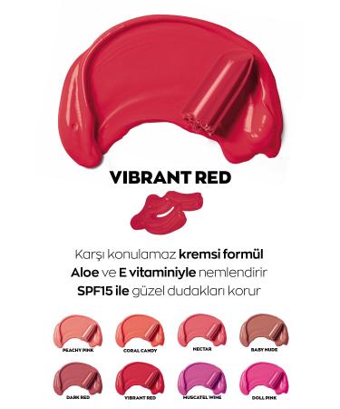 Avon Color Trend Kiss Creamy Lipstick Vibrant Red - Buy Online on GoSupps.com