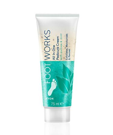 Avon Foot Works Pedicure Cream with Peppermint Oil 75 Ml.