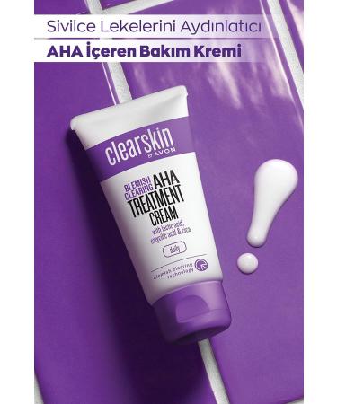 Avon Clearskin Blemish Clearing Aha Treatment Purifying Care Cream for Skin Containing Aha 50 Ml. - Buy Online on GoSupps.com