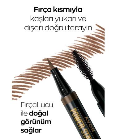 Avon Power Stay Eyebrow Pencil Medium Brown - Buy Online on GoSupps.com
