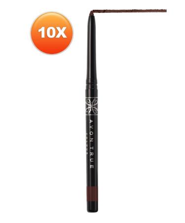 Avon Glimmersticks Retractable Eyeliner Cosmic Brown Set of 10