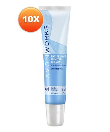 Avon Works Face Hair Removal Cream 15 Ml. Set of 10 - Buy Online on GoSupps.com
