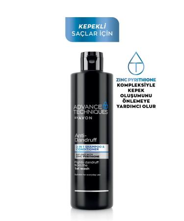 Avon Advance Techniques Anti-Dandruff 2 in 1 Shampoo and Conditioner 400 Ml. - Buy Online on GoSupps.com