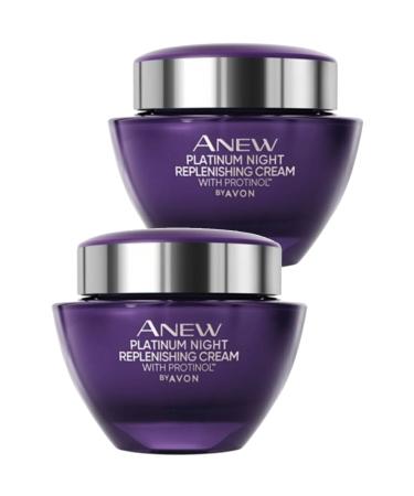 Avon Anew Platinum Night Face Cream 50 Ml. Duo Set