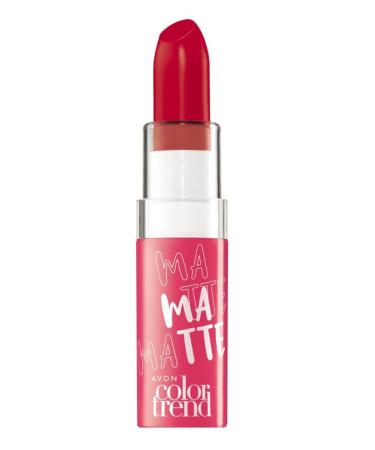 Avon Color Trend Matte Legend Lipstick Classic Red