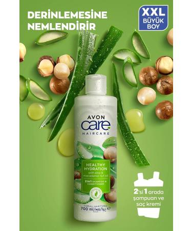 Avon Care Aloe Vera And Macadamia Nut Oil Shampoo And Conditioner 700 Ml. - Buy Online on GoSupps.com