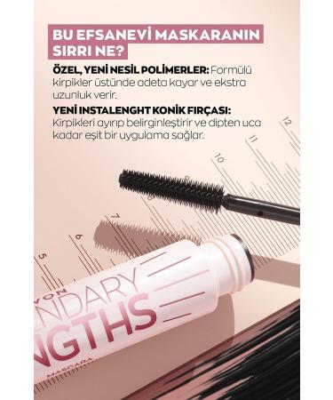 Avon Legendary Lengths Volume and Lengthening Black Mascara 10 Ml. - Buy Online on GoSupps.com