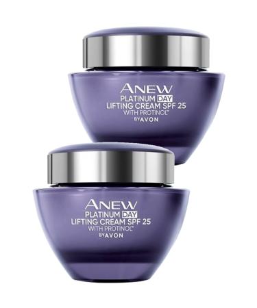 Avon Anew Platinum Day Face Cream Spf25 50 Ml. Duo Set