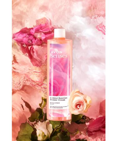 Avon Senses L'amour Sunrise Rose and Amber Scented Cream Shower Gel 500 Ml. - Buy Online on GoSupps.com