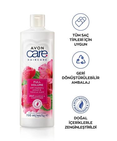 Avon Care Raspberry and Hibiscus Scented Shampoo and Conditioner 700 Ml. - Buy Online on GoSupps.com