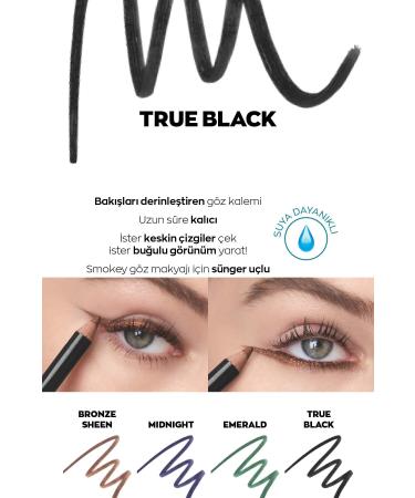 Avon Kohl Sponge Tip Waterproof Eyeliner True Black - Buy Online on GoSupps.com