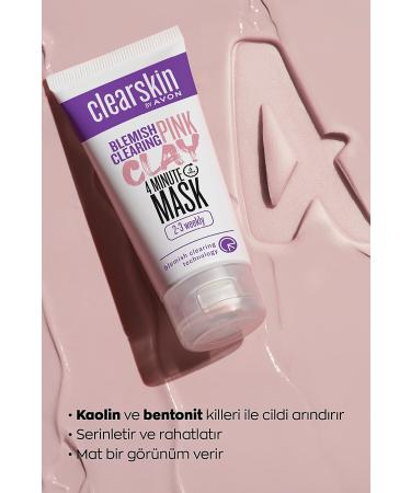 Avon Clearskin Blemish Clearing Anti-Blemish Pink Clay Face Mask 75 Ml. - Buy Online on GoSupps.com