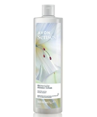 Avon Senses White Lily White Lily Scented Shower Gel 500 Ml.