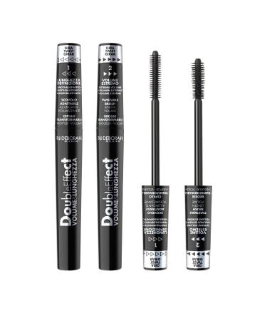 Deborah Double Effect Mascara Voluminous and Longer Effect 1 piece PR