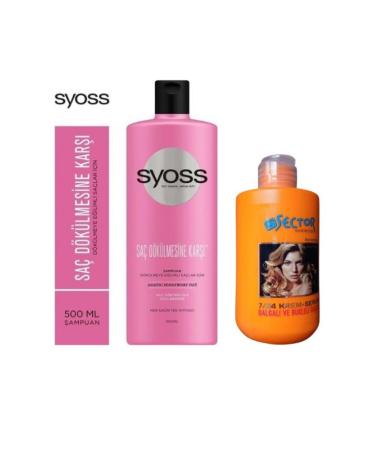 Syoss Anti Hair Loss Shampoo 500 Ml + Sector 7/24 Hair Styling Cream