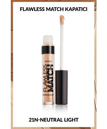 Avon Flawless Match Liquid Concealer 21n - Neutral Light - Buy Online on GoSupps.com