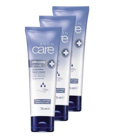 Avon Care Silicone and Glycerin Essence Hand Cream 75 Ml. Triple Set