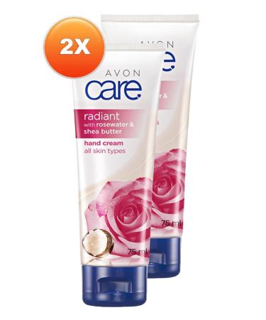 Avon Care Rose and Shea Essence Hand Cream 75 Ml. Duo Set