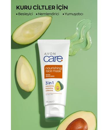 Avon Care 3 in 1 Avocado Essence Face Mask for Dry Skin 75 Ml. - Buy Online on GoSupps.com