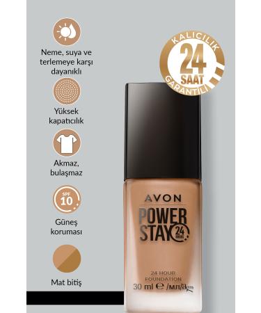 Avon True Power Stay Matte Foundation 30 Ml. Warm Ivory - Buy Online on GoSupps.com