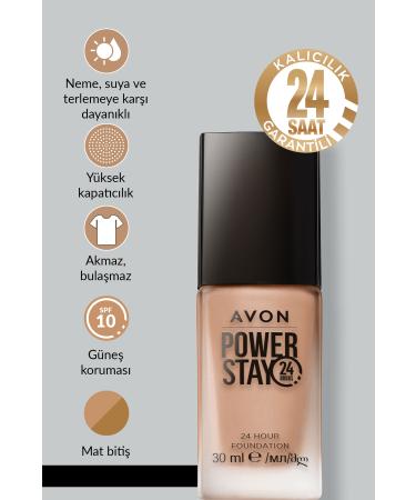 Avon True Power Stay Matte Foundation 30 Ml. Light Beige - Buy Online on GoSupps.com