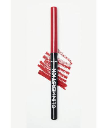 Avon Glimmerstick Lip Pencil Ruby Shock