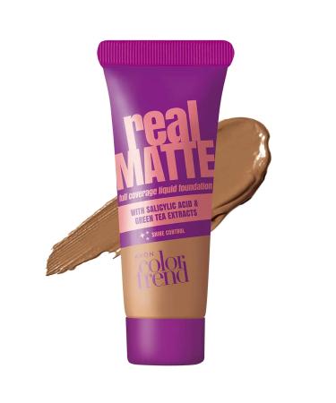 Avon Color Trend Real Matte Liquid Foundation Shine Control 30 Ml. Medium Beige 310n