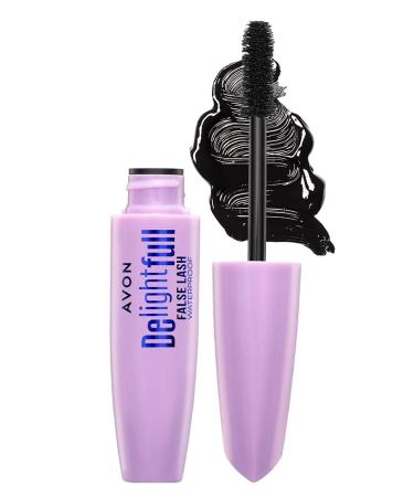 Avon Delightful False Lash Waterproof Mascara 10 Ml. Blackest Black