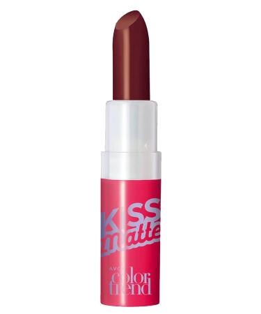 Avon Color Trend Kiss Matte Lipstick Cranberry Glam