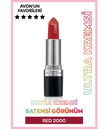 Avon Ultra Creamy Lipstick Red 2000