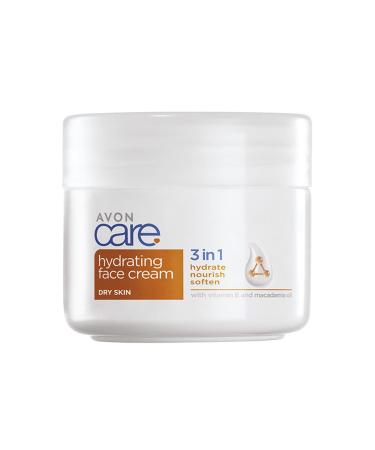 Avon Care 3 in 1 Hydrating Face Cream for Dry Skin with Macadamia Oil 100 Ml.