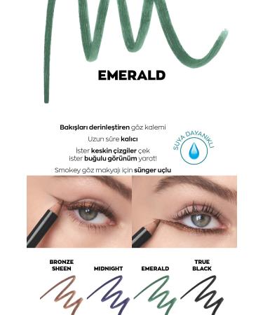 Avon Kohl Sponge Tip Waterproof Eye Pencil Emerald - Buy Online on GoSupps.com