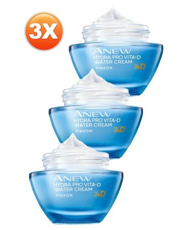 Avon Anew Hydra Pro Vita D Water Based Face Cream 50 Ml. Triple Set - Buy Online on GoSupps.com