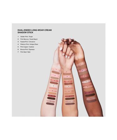 Bobbi Brown Double-Sided Long-Wear Cream Shadow Stick Pencil - Rusted Pink/Cinnamon 716170302546 - Buy Online on GoSupps.com