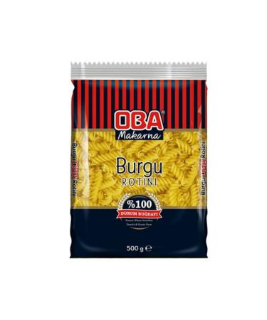 Oba Pasta 12 Pieces Oba Burgu Pasta 500 Gr.