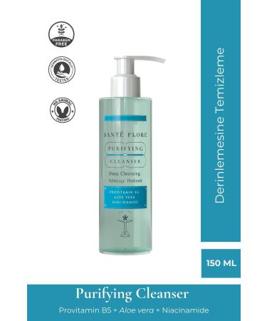 Sante Flore Purifying Cleanser - Facial Cleansing Gel 150ml