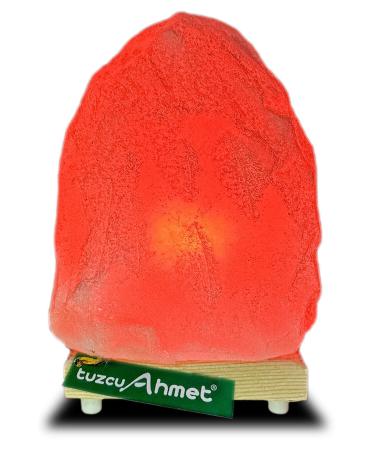 Tuzcu Ahmet Natural Rock Salt Salt Lamp 3-4 Kg Red Light
